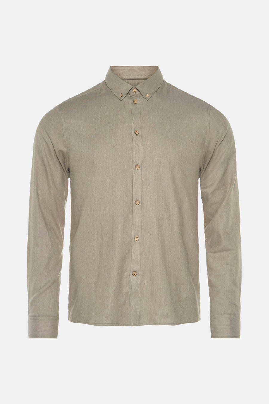 Hemd (lange mouwen) Beige - SOLID