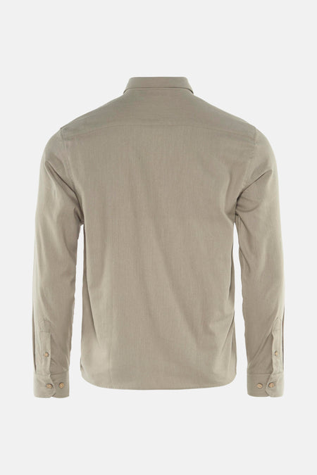 Hemd (lange mouwen) Beige - SOLID