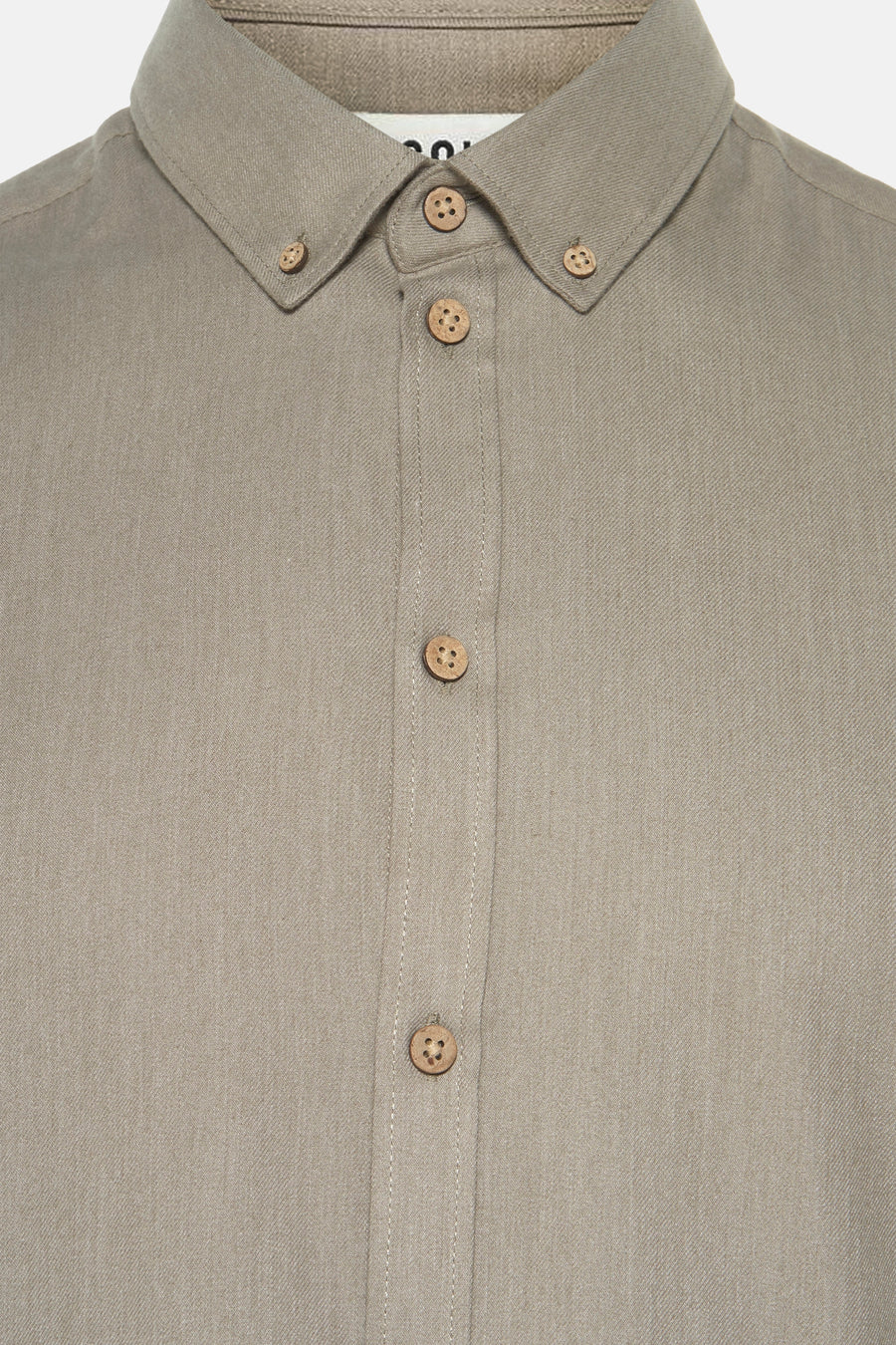 Hemd (lange mouwen) Beige - SOLID