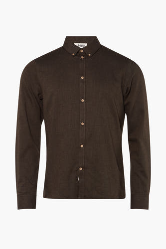 Hemd (lange mouwen) Bruin - SOLID