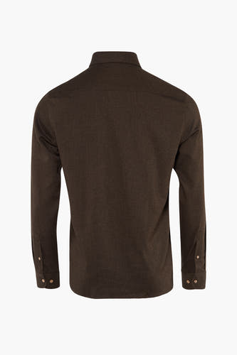 Hemd (lange mouwen) Bruin - SOLID