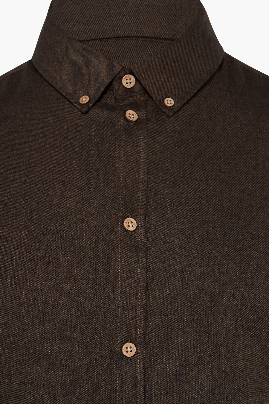 Hemd (lange mouwen) Bruin - SOLID