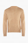 Trui met ronde hals Beige - SOLID