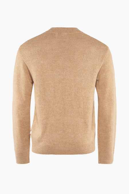 Trui met ronde hals Beige - SOLID