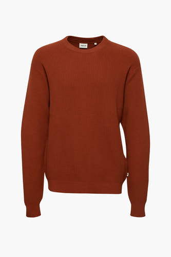 Trui met ronde hals Rood - SOLID