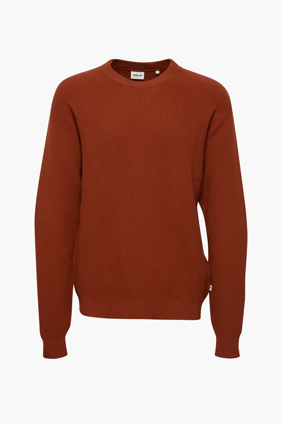 Trui met ronde hals Rood - SOLID