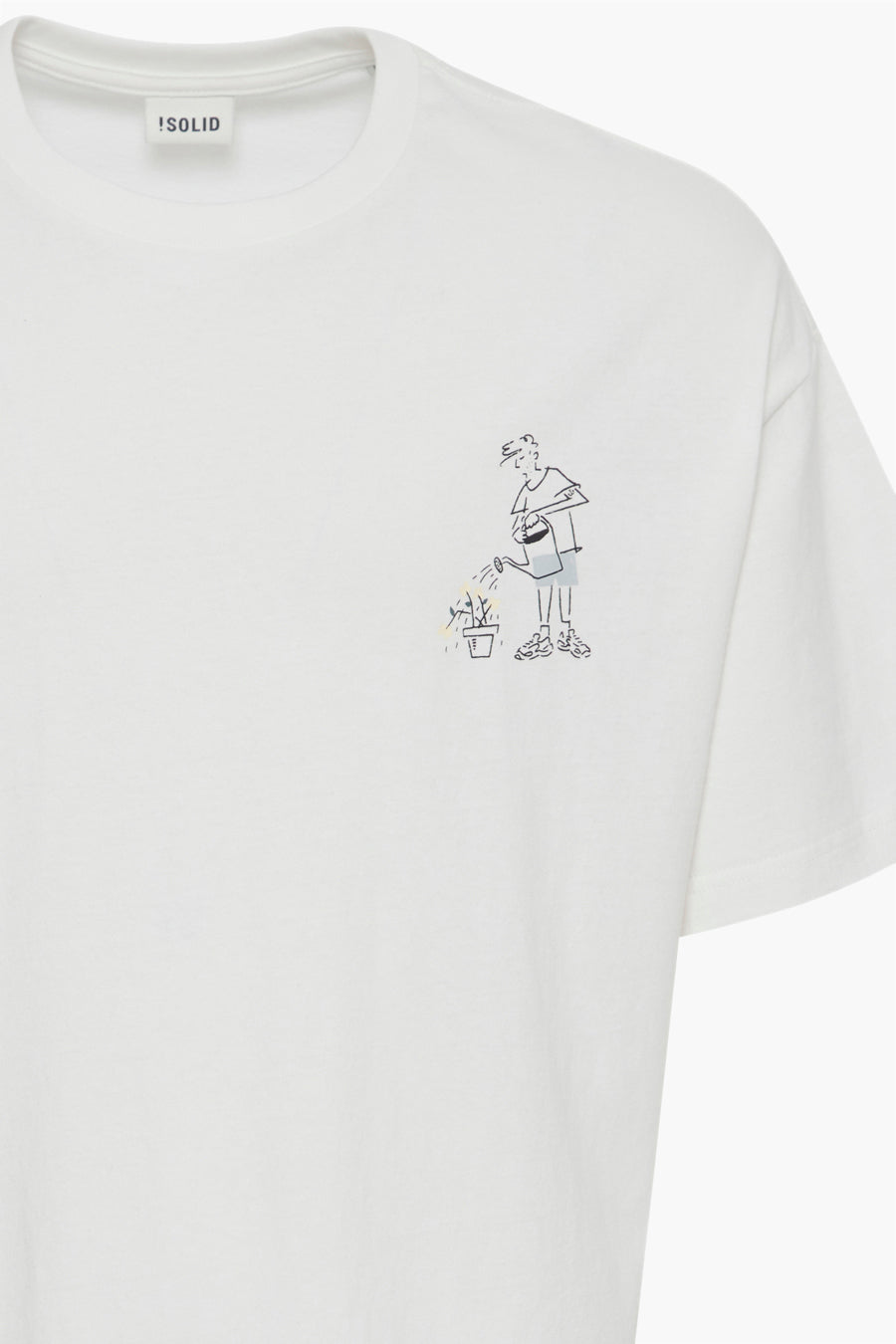 T-shirt (korte mouwen) Ecru - SOLID