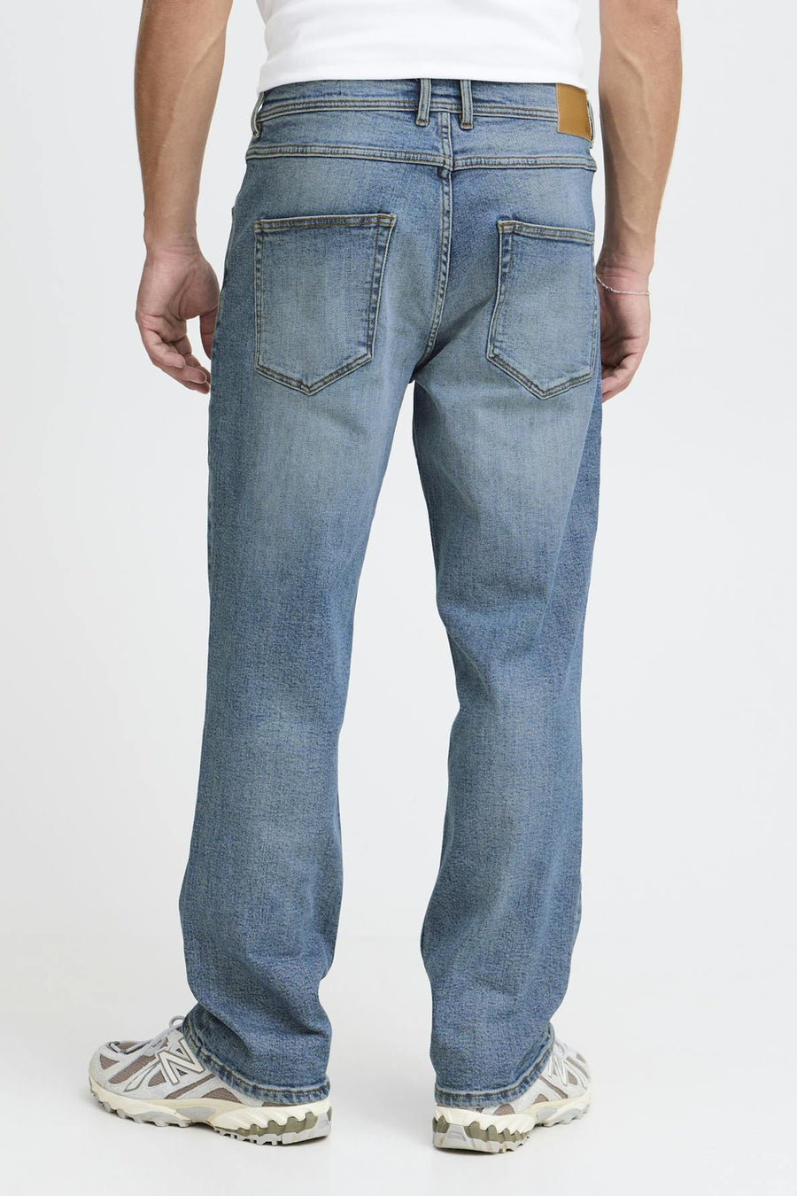 Jeans straight Light blue denim - SOLID