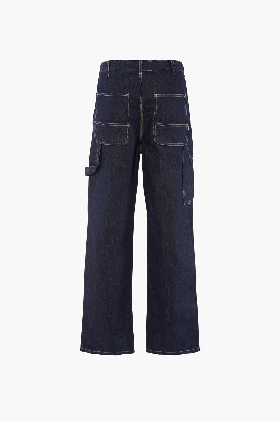 Jeans wide Dark blue denim - SOLID
