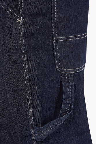 Jeans wide Dark blue denim - SOLID