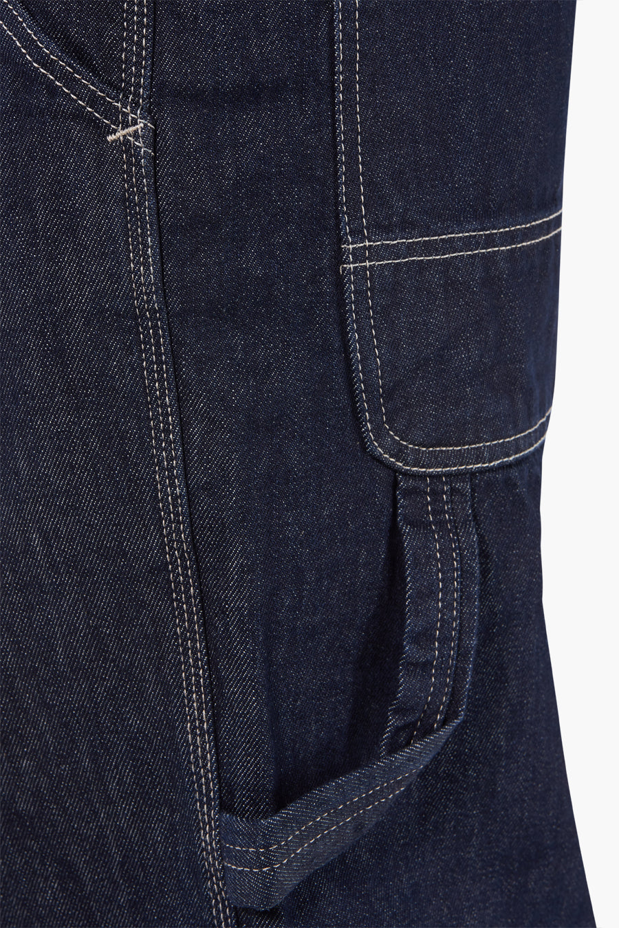 Jeans wide Dark blue denim - SOLID