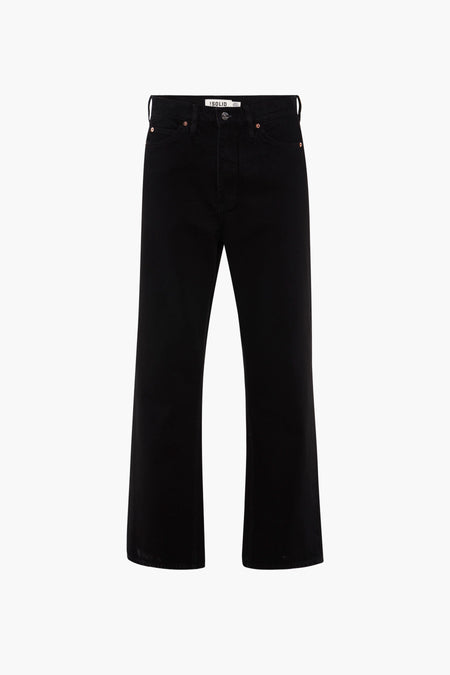 Jeans wide Zwart - SOLID