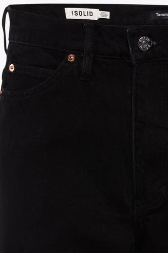 Jeans wide Zwart - SOLID