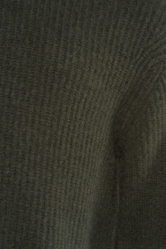 Trui met ronde hals Groen - SOLID