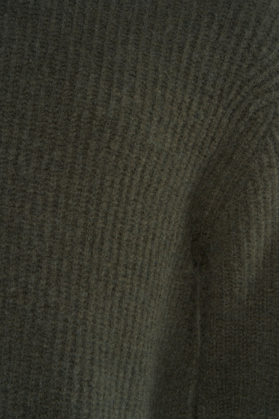 Trui met ronde hals Groen - SOLID