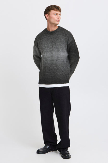 Trui met ronde hals Grijs - SOLID