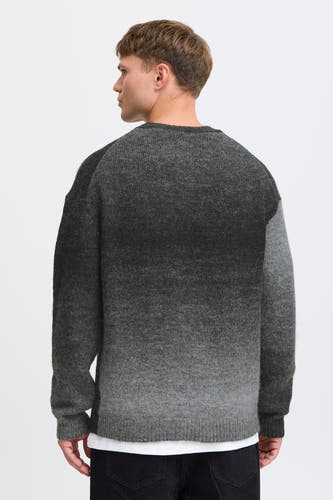 Trui met ronde hals Grijs - SOLID