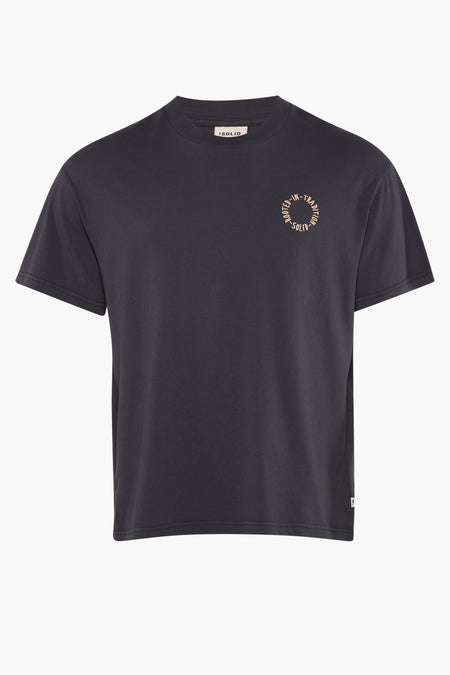 T-shirt (korte mouwen) Zwart - SOLID