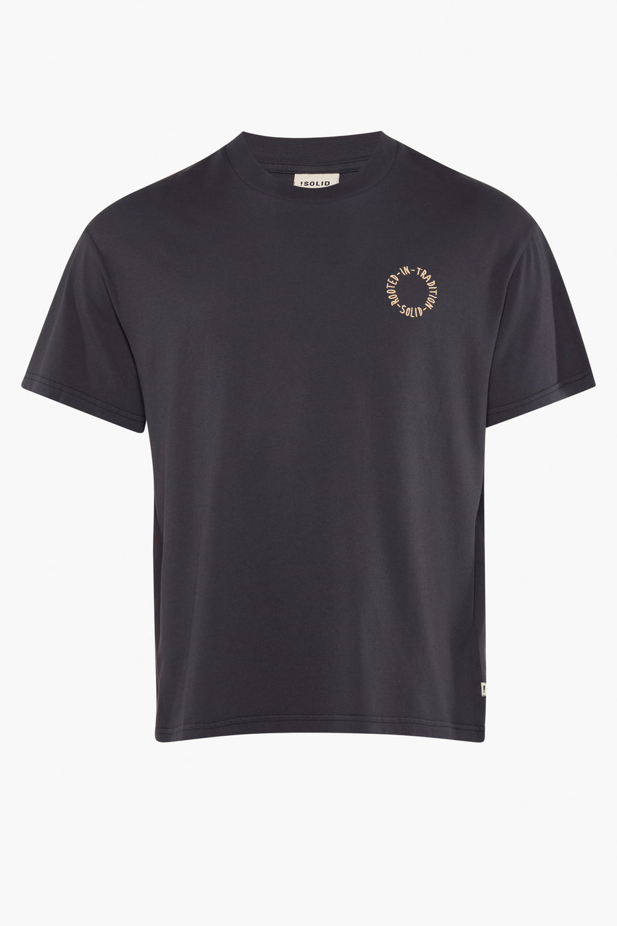 T-shirt (korte mouwen) Zwart - SOLID