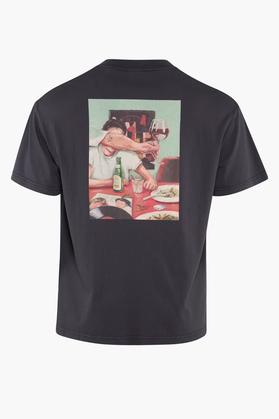 T-shirt (korte mouwen) Zwart - SOLID