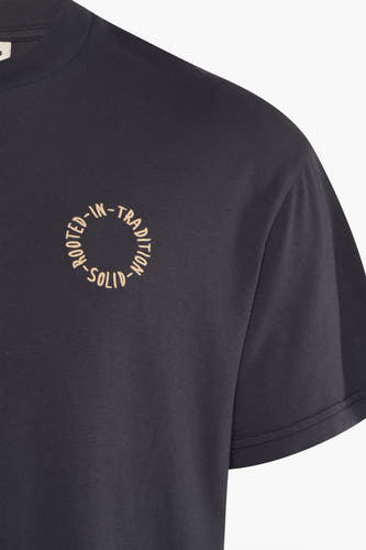 T-shirt (korte mouwen) Zwart - SOLID