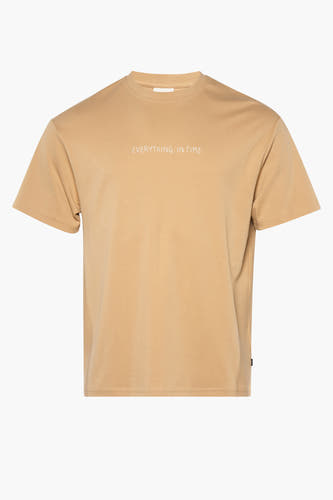 T-shirt (korte mouwen) Beige - SOLID
