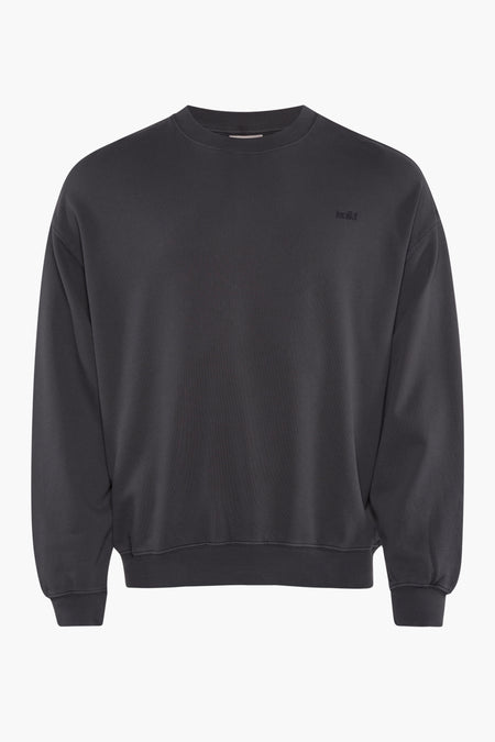 Sweater met ronde hals Zwart - SOLID