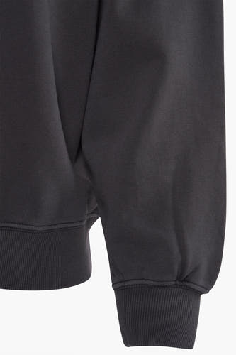 Sweater met ronde hals Zwart - SOLID