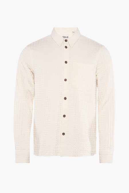Hemd (lange mouwen) Ecru - SOLID