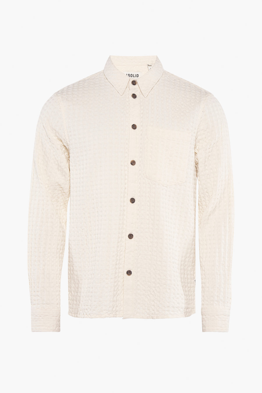 Hemd (lange mouwen) Ecru - SOLID
