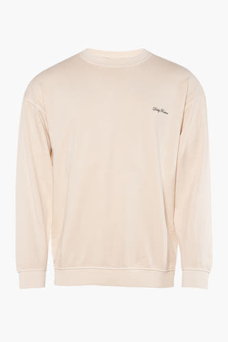 Sweater met ronde hals Beige - SOLID