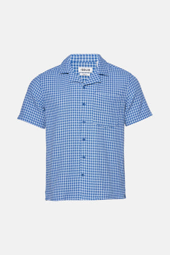 Hemd (korte mouwen) Blauw - SOLID