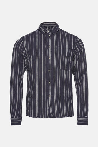 Hemd (lange mouwen) Blauw - SOLID
