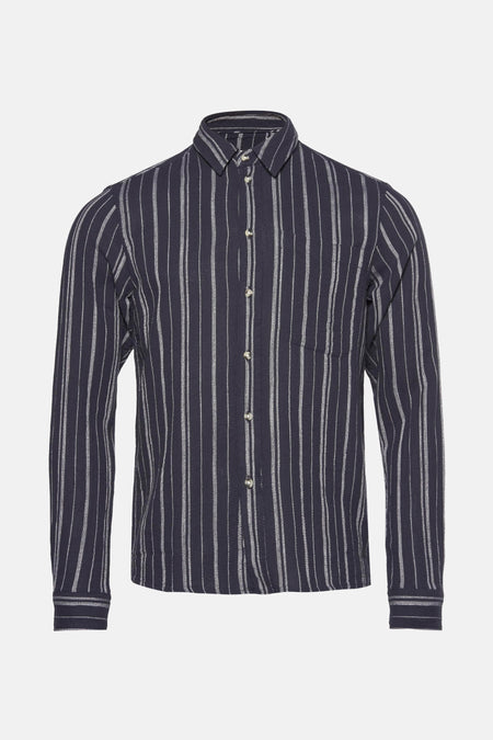 Hemd (lange mouwen) Blauw - SOLID