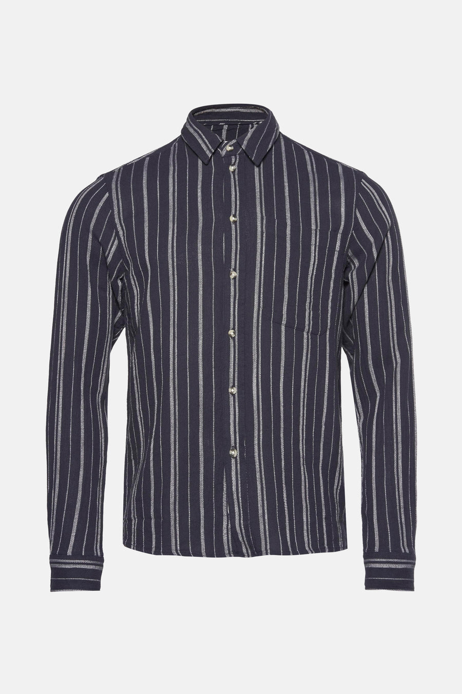 Hemd (lange mouwen) Blauw - SOLID