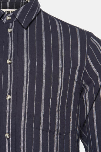 Hemd (lange mouwen) Blauw - SOLID
