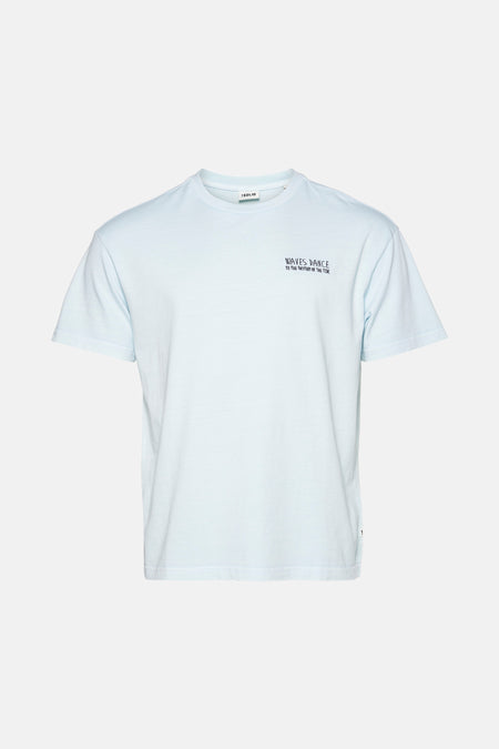 T-shirt (korte mouwen) Blauw - SOLID
