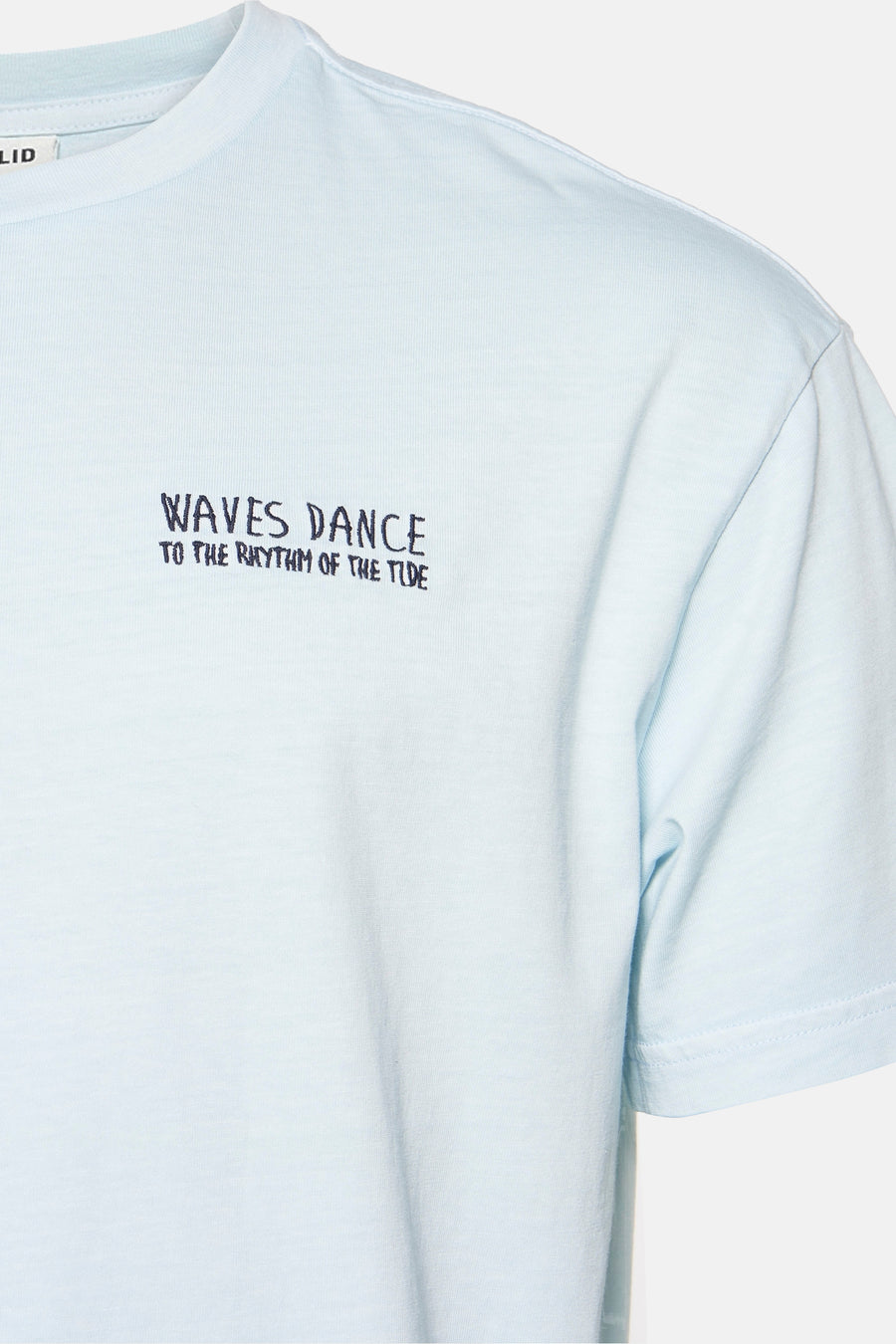 T-shirt (korte mouwen) Blauw - SOLID