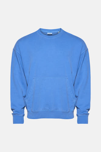 Sweater met ronde hals Blauw - SOLID