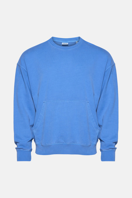 Sweater met ronde hals Blauw - SOLID