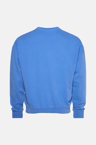 Sweater met ronde hals Blauw - SOLID