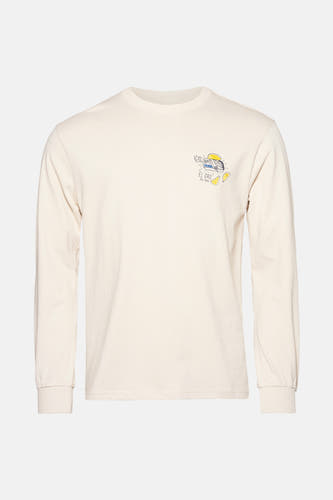 T-shirt (lange mouwen) Ecru - SOLID