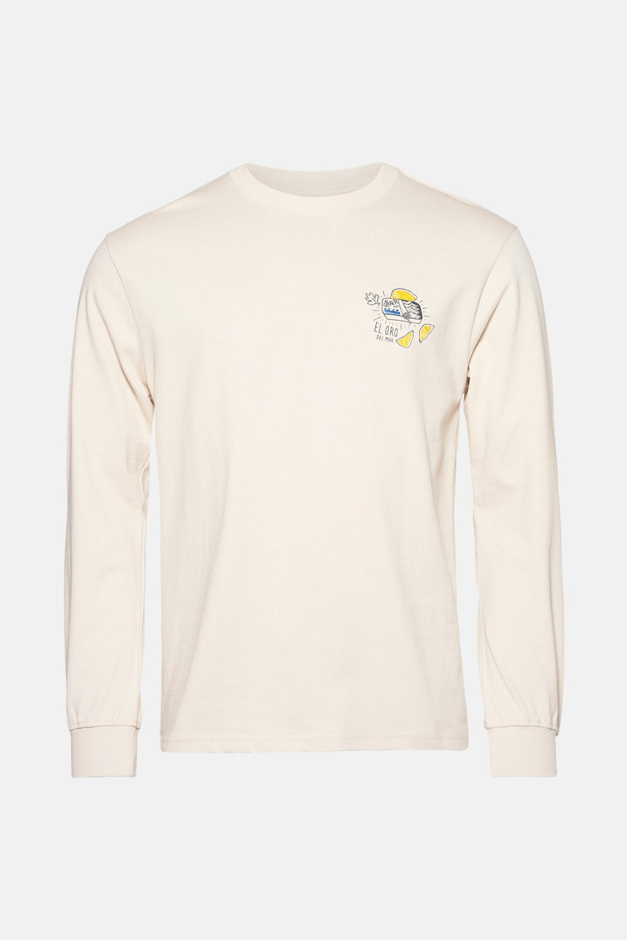 T-shirt (lange mouwen) Ecru - SOLID