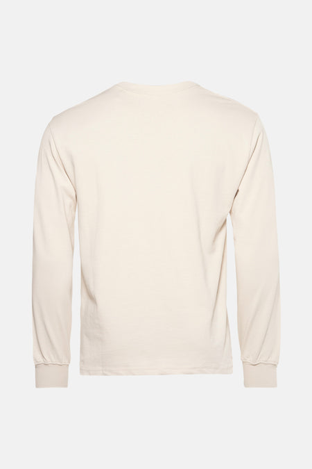T-shirt (lange mouwen) Ecru - SOLID