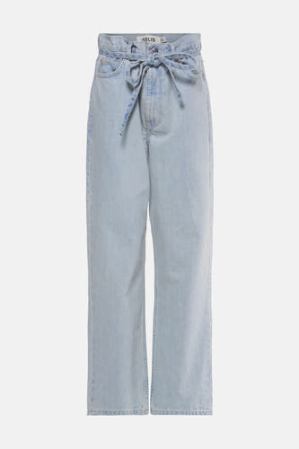 Jeans wide Light blue denim - SOLID