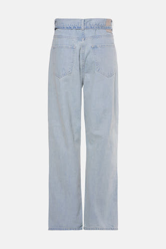 Jeans wide Light blue denim - SOLID