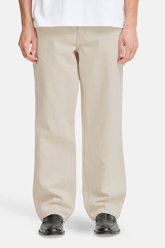 Jeans wide Off white denim - SOLID