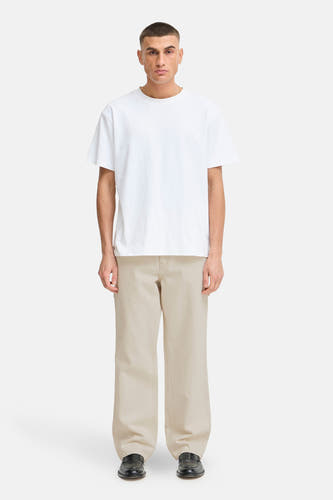 Jeans wide Off white denim - SOLID