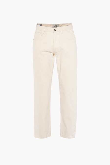 Straight jeans - ecru