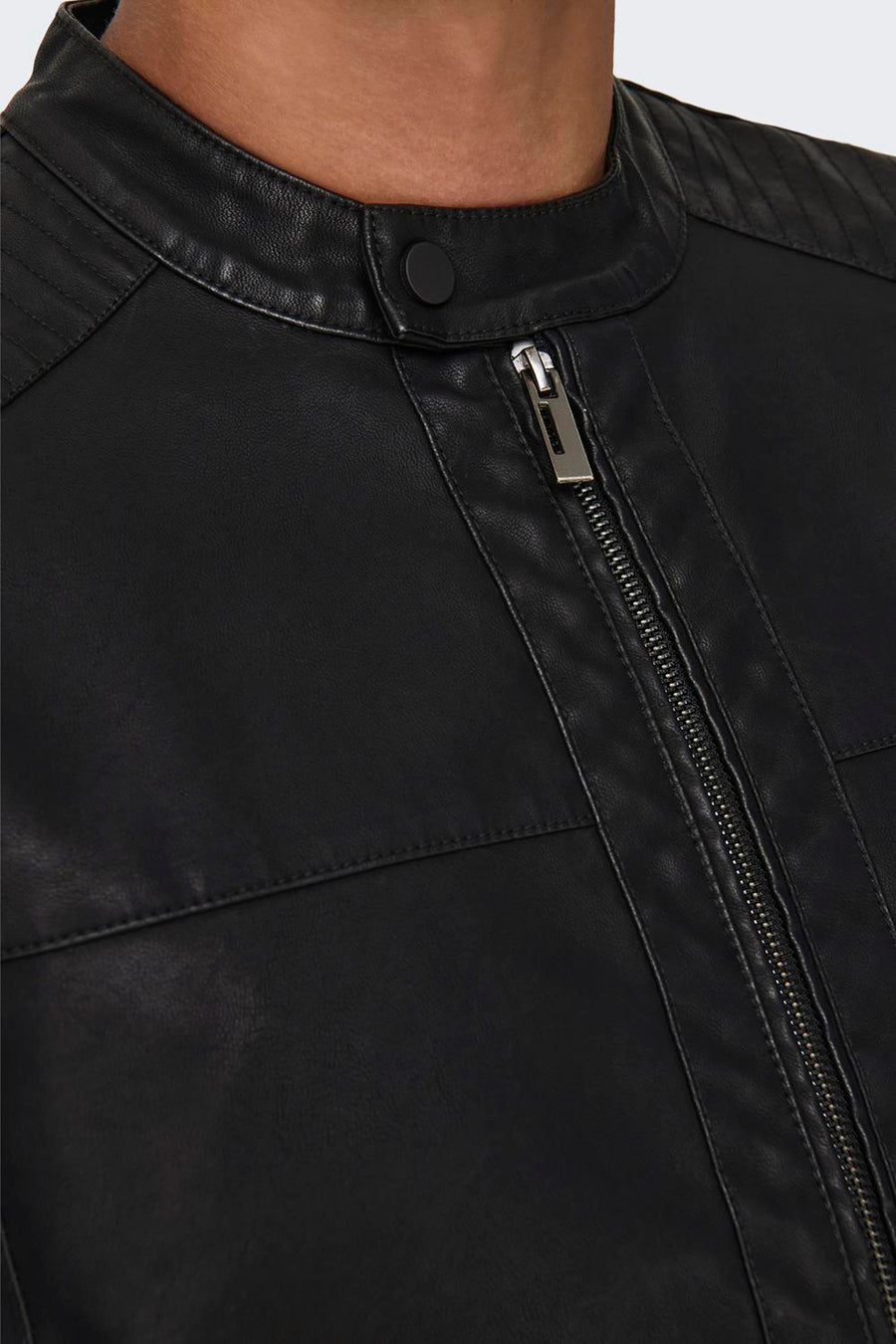 Lederen jas Zwart - ONLY & SONS®